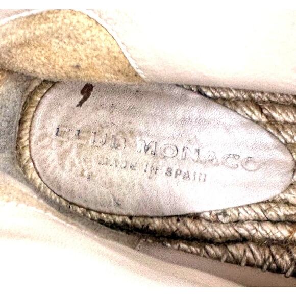 Club Monaco Black Glove Leather Espadrille Ankle Chukka Boots0 - Picture 10 of 10